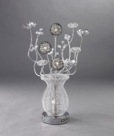 Calista Aluminium Crystal Table Lamps Diyas Home Modern Crystal Table Lamps Calista Aluminium Crystal Table Lamps Diyas Home Modern Crystal Table Lamps